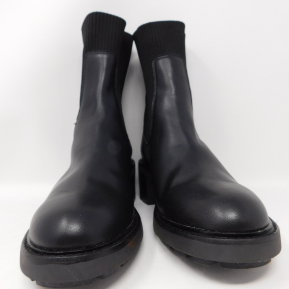 Steve Madden Women's Boots Kiley Bootie Black Platform Leather Lug Soles 10.5 - Picture 2 of 12
